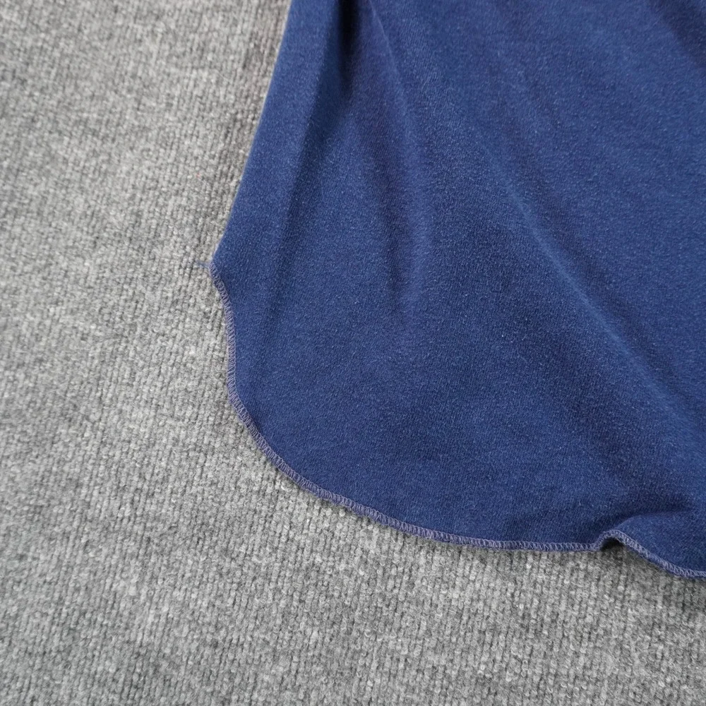 Champion Sweatshirt Mens Medium Blue USA Graphic Cut Off Muscle Retro 70s 80s